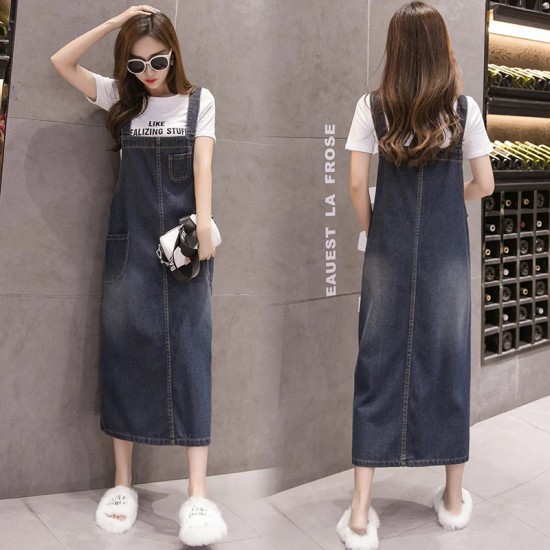 Summer Jean Dress Women Suspenders Denim Dresses Summer Jean Dress Women Suspenders Denim Dresses