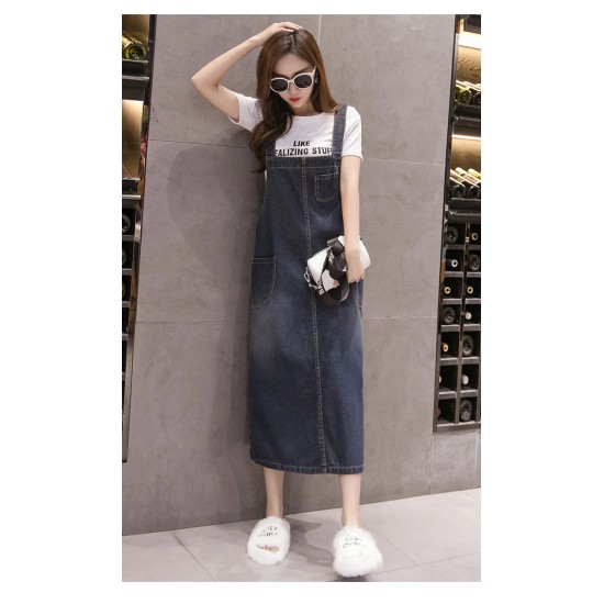 Summer Jean Dress Women Suspenders Denim Dresses Summer Jean Dress Women Suspenders Denim Dresses