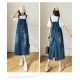 Women Denim Dresses Spring Summer Big Pocket Loose Casual Women Denim Dresses Spring Summer Big Pocket Loose Casual