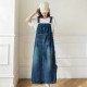 Women Denim Dresses Spring Summer Big Pocket Loose Casual Women Denim Dresses Spring Summer Big Pocket Loose Casual