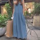 Stylish Denim Blue Dress Women's Summer Sundress Casual Stylish Denim Blue Dress Women's Summer Sundress Casual
