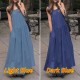Stylish Denim Blue Dress Women's Summer Sundress Casual Stylish Denim Blue Dress Women's Summer Sundress Casual