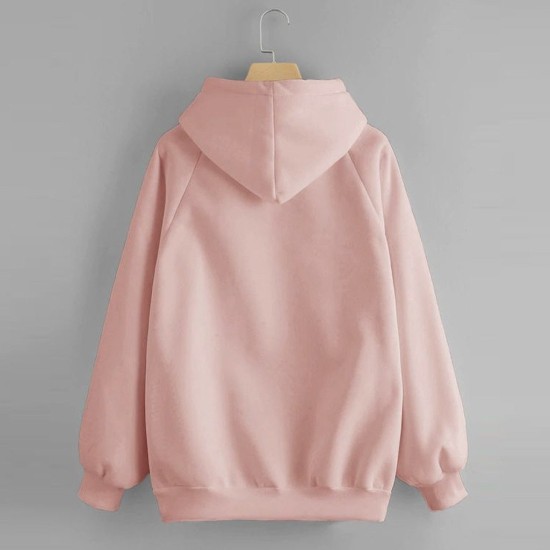 Oversize Sweatshirt Solid Color Hooded Pullover Pocket Long Sleeve Sweatshirt Oversize Sweatshirt Solid Color Hooded Pullover Pocket Long Sleeve Sweatshirt