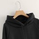 Oversize Sweatshirt Solid Color Hooded Pullover Pocket Long Sleeve Sweatshirt Oversize Sweatshirt Solid Color Hooded Pullover Pocket Long Sleeve Sweatshirt