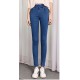 Jeans high waist plus size skinny pocket Denim pencil pant Jeans high waist plus size skinny pocket Denim pencil pant