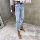 Jeans Streetwear Slouchy Denim High Waist Cotton Vintage Pencil Pants Jeans Streetwear Slouchy Denim High Waist Cotton Vintage Pencil Pants