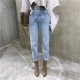 Jeans Streetwear Slouchy Denim High Waist Cotton Vintage Pencil Pants Jeans Streetwear Slouchy Denim High Waist Cotton Vintage Pencil Pants