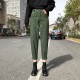 Vintage High Waist Slouchy Green Cotton Mom Jeans Denim Harem Vintage High Waist Slouchy Green Cotton Mom Jeans Denim Harem