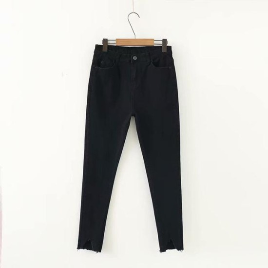Jeans Large Size High Waist Gray Black Jeans Skinny Jeans Large Size High Waist Gray Black Jeans Skinny