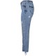 Jeans Denim Pants High Waist Slim Straight Pearl Tassel Washed Cowboy Jeans Denim Pants High Waist Slim Straight Pearl Tassel Washed Cowboy