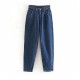 Khaki Female Cargo Pants High Waist Harem Loose Jeans Plus Size Khaki Female Cargo Pants High Waist Harem Loose Jeans Plus Size