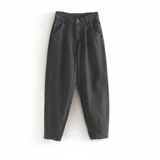 Khaki Female Cargo Pants High Waist Harem Loose Jeans Plus Size Khaki Female Cargo Pants High Waist Harem Loose Jeans Plus Size