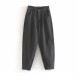 Khaki Female Cargo Pants High Waist Harem Loose Jeans Plus Size Khaki Female Cargo Pants High Waist Harem Loose Jeans Plus Size