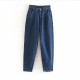 Khaki Female Cargo Pants High Waist Harem Loose Jeans Plus Size Khaki Female Cargo Pants High Waist Harem Loose Jeans Plus Size
