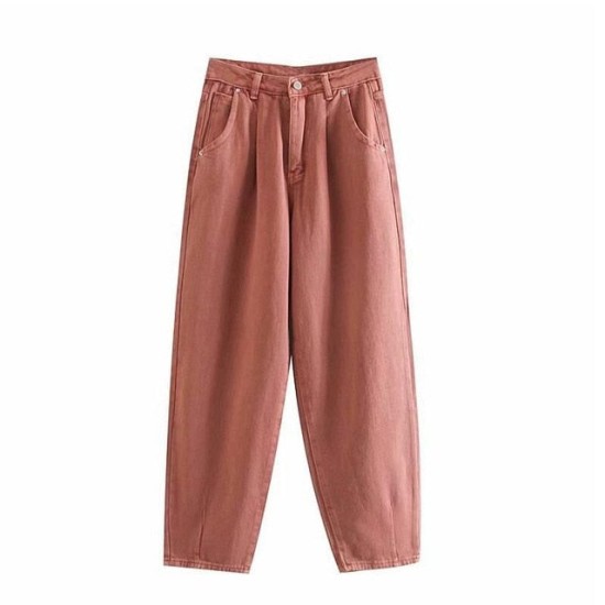 Khaki Female Cargo Pants High Waist Harem Loose Jeans Plus Size Khaki Female Cargo Pants High Waist Harem Loose Jeans Plus Size
