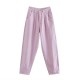 Khaki Female Cargo Pants High Waist Harem Loose Jeans Plus Size Khaki Female Cargo Pants High Waist Harem Loose Jeans Plus Size