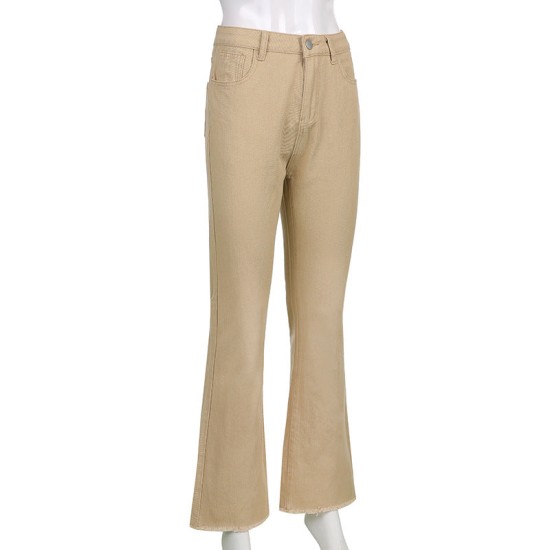 Pants High Waist Stretch Wide Leg Femme Jeans Y2K Casual Light Washed Jean Pants High Waist Stretch Wide Leg Femme Jeans Y2K Casual Light Washed Jean