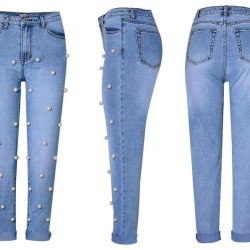 High Waist Denim  Boyfriend Jeans