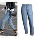 Denim Pants BF Wind High Waist Loose Straight Jeans Denim Pants BF Wind High Waist Loose Straight Jeans