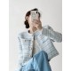 Elegant Tweed Cardigan Short Coat With Pocket Single Breasted Jacket Elegant Tweed Cardigan Short Coat With Pocket Single Breasted Jacket
