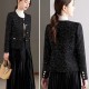 Slim Tweed Wool Blend Short Jackets Elegant Single Breasted Vintage Casual Slim Tweed Wool Blend Short Jackets Elegant Single Breasted Vintage Casual