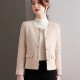 Slim Tweed Wool Blend Short Jackets Elegant Single Breasted Vintage Casual Slim Tweed Wool Blend Short Jackets Elegant Single Breasted Vintage Casual