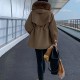Women Zipper Warm Hooded Parkas Long Sleeve Waist Coat Women Zipper Warm Hooded Parkas Long Sleeve Waist Coat