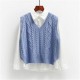 Vest Women Solid Short Loose Trendy Style Sleeveless Vest Women Solid Short Loose Trendy Style Sleeveless
