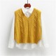 Vest Women Solid Short Loose Trendy Style Sleeveless Vest Women Solid Short Loose Trendy Style Sleeveless
