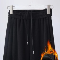 Sweatpants For High Waist Jogger Velvet Wide Leg Trousers
