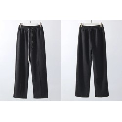 Wool Pants With Fleece Trousers High Waist Velvet Straight Leg Pants