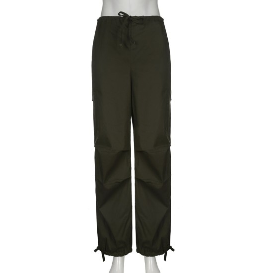 Light Khaki Cargo Streetwear Big Pocket Patchwork Casual Pants Light Khaki Cargo Streetwear Big Pocket Patchwork Casual Pants