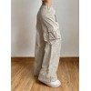 Pocket Patchwork Straight Baggy Casual Cargo Pants