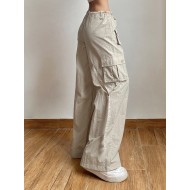 Pocket Patchwork Straight Baggy Casual Cargo Pants