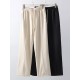 Wool Pants With Fleece Trousers High Waist Velvet Straight Leg Pants
