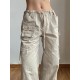 Pocket Patchwork Straight Baggy Casual Cargo Pants Pocket Patchwork Straight Baggy Casual Cargo Pants