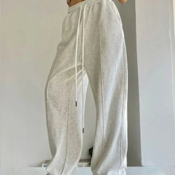 Women Sweatpants Casual Joggers Harajuku Fashion Wide Leg Sports Trousers