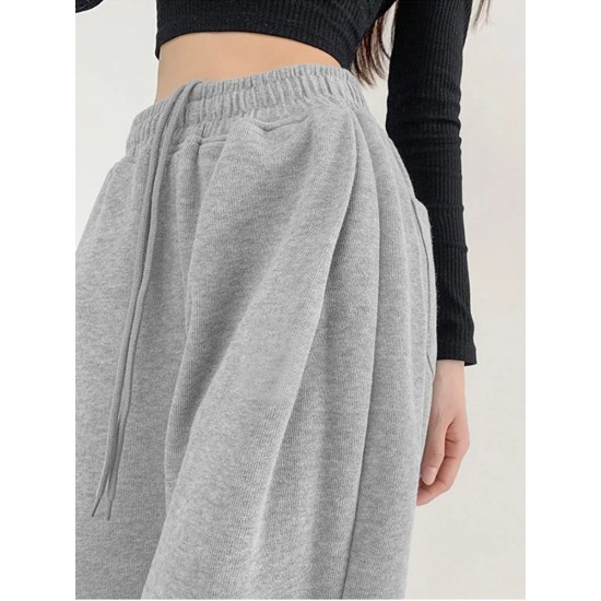 Sweatpants For High Waist Jogger Velvet Wide Leg Trousers Sweatpants For High Waist Jogger Velvet Wide Leg Trousers