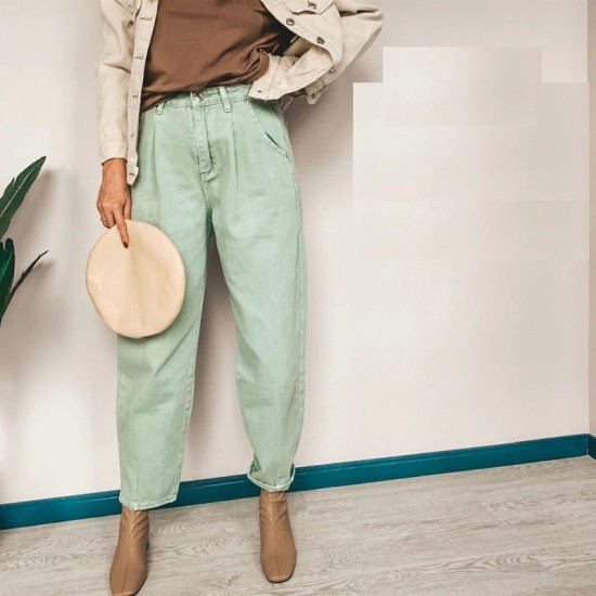 Denim High Waist Streetwear Harem Pants Denim High Waist Streetwear Harem Pants