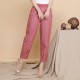 Middle-aged Lady Elastic Waist Loose Casual Pants Middle-aged Lady Elastic Waist Loose Casual Pants