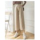 Wide Leg Pants Women Cotton Linen High Waist Pants Solid Color Pockets Wide Leg Pants Women Cotton Linen High Waist Pants Solid Color Pockets