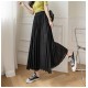 Loose Pleated Chiffon Pants Elastic High Waist Thin Wide Leg Pants Loose Pleated Chiffon Pants Elastic High Waist Thin Wide Leg Pants