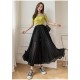 Loose Pleated Chiffon Pants Elastic High Waist Thin Wide Leg Pants Loose Pleated Chiffon Pants Elastic High Waist Thin Wide Leg Pants