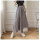 Loose Pleated Chiffon Pants Elastic High Waist Thin Wide Leg Pants Loose Pleated Chiffon Pants Elastic High Waist Thin Wide Leg Pants