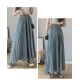 Loose Pleated Chiffon Pants Elastic High Waist Thin Wide Leg Pants Loose Pleated Chiffon Pants Elastic High Waist Thin Wide Leg Pants