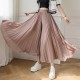 Loose Pleated Chiffon Pants Elastic High Waist Thin Wide Leg Pants Loose Pleated Chiffon Pants Elastic High Waist Thin Wide Leg Pants