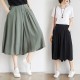 Women Culottes Summer Plus size Loose Wide Leg Pants High waist Cotton Skirts Women Culottes Summer Plus size Loose Wide Leg Pants High waist Cotton Skirts