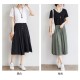 Women Culottes Summer Plus size Loose Wide Leg Pants High waist Cotton Skirts Women Culottes Summer Plus size Loose Wide Leg Pants High waist Cotton Skirts