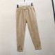 Pants Elastic Waist Solid Corduroy Pant Clothing Basic All-match Pants Elastic Waist Solid Corduroy Pant Clothing Basic All-match