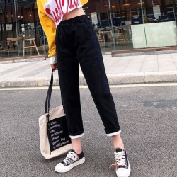 Pants Elastic Waist Solid Corduroy Pant Clothing Basic All-match